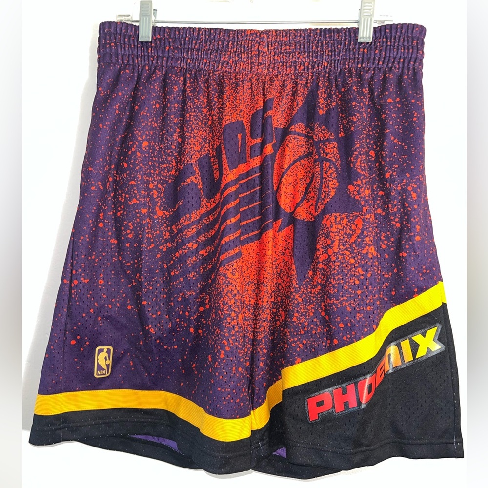 NWoT Mitchell & Ness Fadeaway Swingman Basketball Shorts Phoenix Suns 1996 NBA